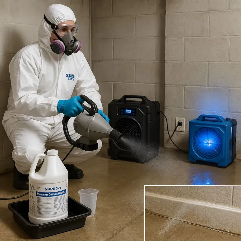 Sanitization and Odor Removal process in Lakeview, CA